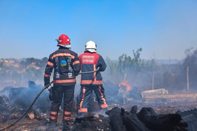 Orman İşletme Müdürlüğü deposunda yangın!