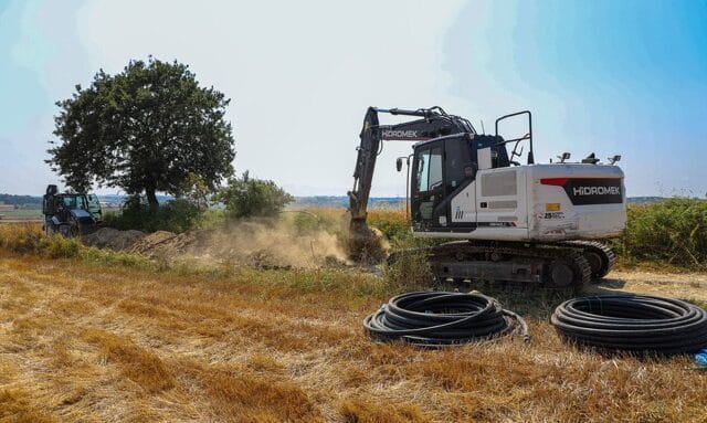 Kayacık ve Topçu mahallelerine yeni su hattı