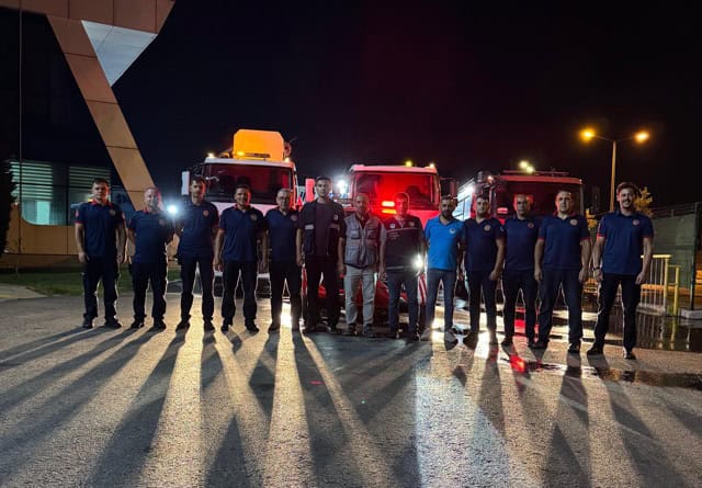 Çanakkale’deki orman yangınına Sakarya’dan destek