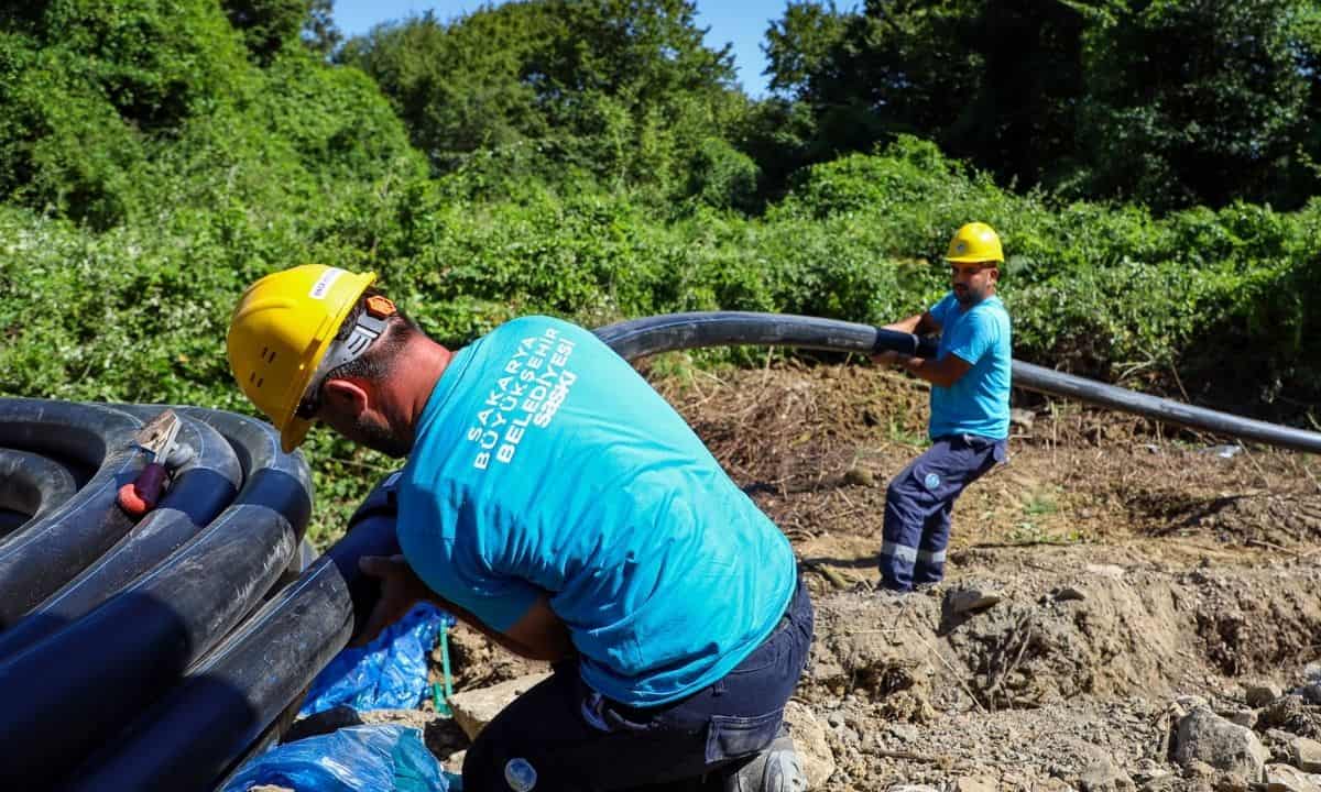 Kaynarca’da iki önemli içme suyu hattı projesini eş zamanlı olarak tamamlandı
