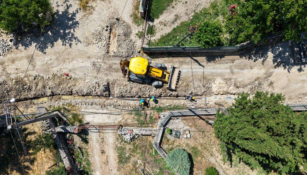 Taraklı İçdedeler’de 2 bin 500 metrelik içme suyu hattı yenilendi