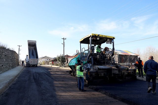Altındere’de altyapının ardından üstyapı da yenileniyor