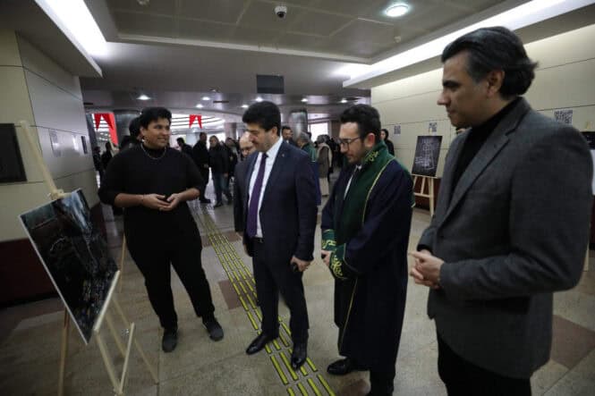 SUBÜ Bilişim Teknolojileri MYO Öğrencilerinin Barış Temalı Sergisi Akademik Kurulda Tanıtıldı