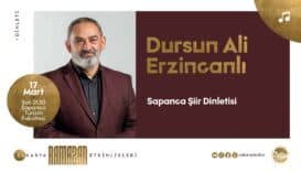 Sakarya'da Ramazan Kültür Sanat Takvimi Şiir Dinletisiyle Noktalanacak